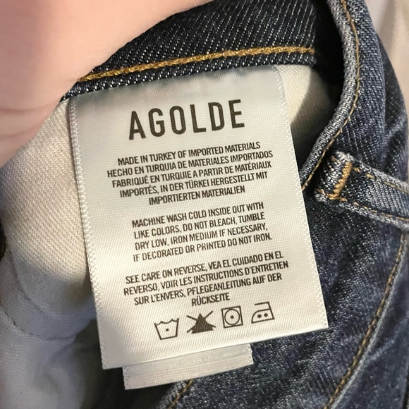 AGOLDE Riley Long Straight Leg Jeans - Picture 6 of 7